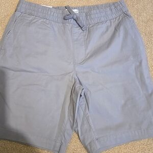 Sonoma Gray 9" Everyday Pull-On Shorts, NEW